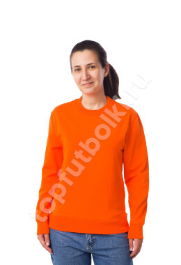 Оранжевый женский свитшот