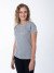 Женская футболка серый меланж оптом